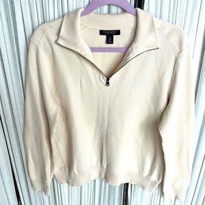 BANANA REPUBLIC half-zip sweater Medium